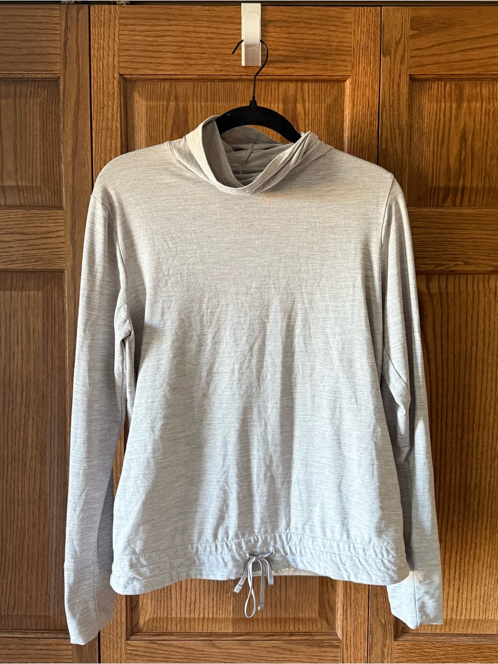 Nike Dri-FIT Heather Gray Long Sleeve Pullover